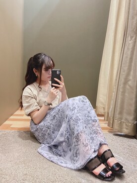 ユヅヅキさん(レディース・158cm)の夏コーディネート