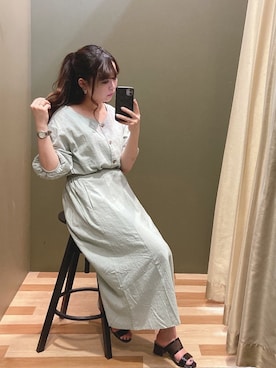 「COACH（コーチ）のアイテム（アクセサリー）」を使った、ﾕﾂﾞﾂﾞｷさん（レディース・158cm）の夏コーディネート