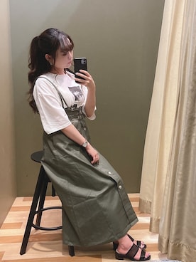 ﾕﾂﾞﾂﾞｷさん（レディース・158cm）の夏コーディネート