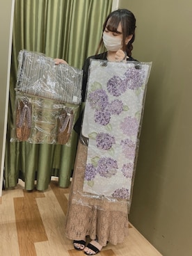 「Petit fleur（プチフルール）のアイテム」を使った、ﾕﾂﾞﾂﾞｷさん（レディース・158cm）の夏コーディネート