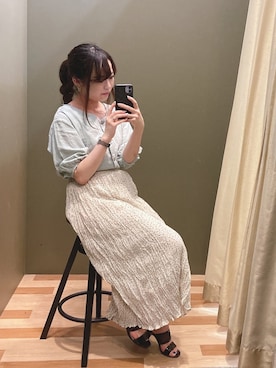 「COACH（コーチ）のアイテム（アクセサリー）」を使った、ﾕﾂﾞﾂﾞｷさん（レディース・158cm）の夏コーディネート