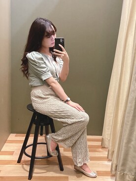 「Petit fleur（プチフルール）のアイテム」を使った、ﾕﾂﾞﾂﾞｷさん（レディース・158cm）の夏コーディネート