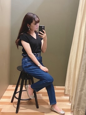 「Sugar spoon（シュガースプーン）のアイテム」を使った、ﾕﾂﾞﾂﾞｷさん（レディース・157cm）の夏コーディネート