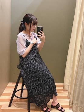 「COACH（コーチ）のアイテム（アクセサリー）」を使った、ﾕﾂﾞﾂﾞｷさん（レディース・157cm）の夏コーディネート