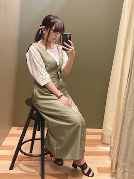 「COACH（コーチ）のアイテム（アクセサリー）」を使った、ﾕﾂﾞﾂﾞｷさん（レディース・157cm）の夏コーディネート