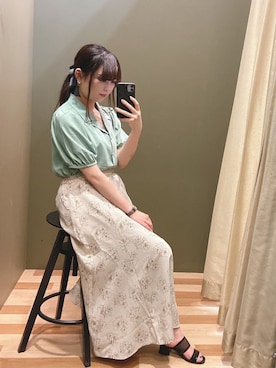 「COACH（コーチ）のアイテム（アクセサリー）」を使った、ﾕﾂﾞﾂﾞｷさん（レディース・157cm）の夏コーディネート