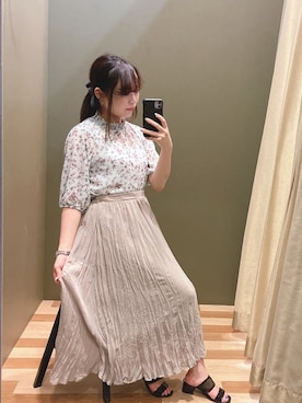 「COACH（コーチ）のアイテム（アクセサリー）」を使った、ﾕﾂﾞﾂﾞｷさん（レディース・157cm）の夏コーディネート