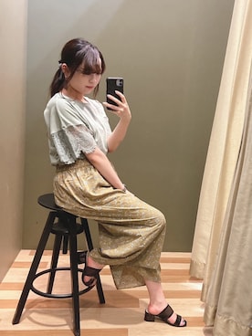 ユヅヅキさん(レディース・157cm)の夏コーディネート