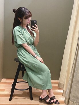 ﾕﾂﾞﾂﾞｷさん（レディース・157cm）の夏コーディネート