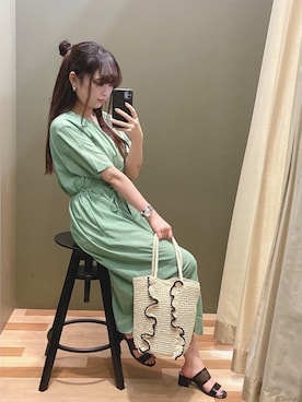 ﾕﾂﾞﾂﾞｷさん（レディース・157cm）の夏コーディネート