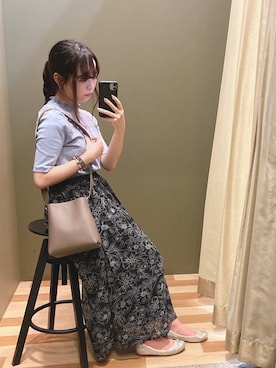 「ELENCARE DUE（エレンカーレデュエ）のアイテム」を使った、ﾕﾂﾞﾂﾞｷさん（レディース・157cm）の夏コーディネート