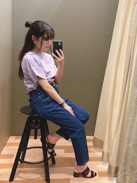 ﾕﾂﾞﾂﾞｷさん（レディース・157cm）の夏コーディネート