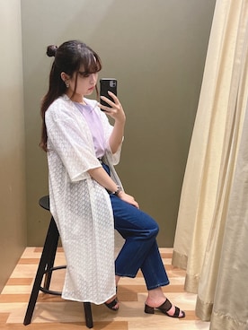 ﾕﾂﾞﾂﾞｷさん（レディース・157cm）の夏コーディネート