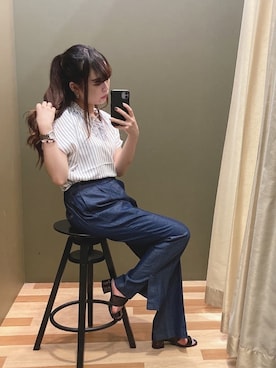 ﾕﾂﾞﾂﾞｷさん（レディース・157cm）の夏コーディネート