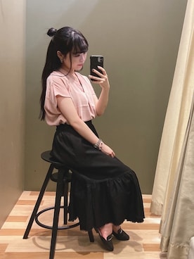 「Sugar spoon（シュガースプーン）のアイテム」を使った、ﾕﾂﾞﾂﾞｷさん（レディース・157cm）の夏コーディネート