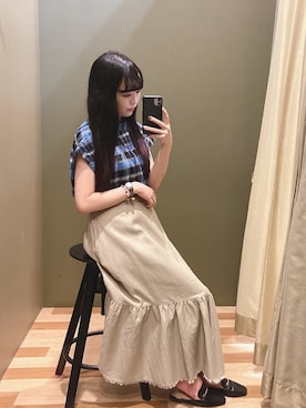 ユヅヅキさん(レディース・157cm)の夏コーディネート