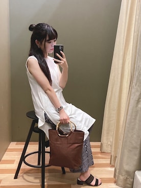 ﾕﾂﾞﾂﾞｷさん（レディース・157cm）の夏コーディネート