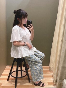 ﾕﾂﾞﾂﾞｷさん（レディース・157cm）の夏コーディネート