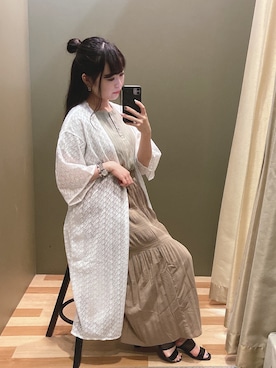 「COACH（コーチ）のアイテム（アクセサリー）」を使った、ﾕﾂﾞﾂﾞｷさん（レディース・157cm）の夏コーディネート