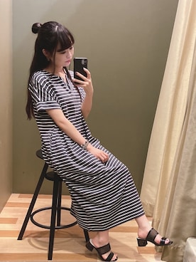 ﾕﾂﾞﾂﾞｷさん（レディース・157cm）の夏コーディネート