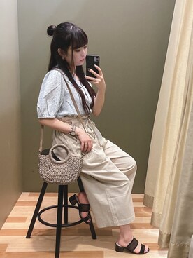 ﾕﾂﾞﾂﾞｷさん（レディース・157cm）の夏コーディネート