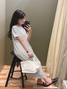 ﾕﾂﾞﾂﾞｷさん（レディース・157cm）の夏コーディネート