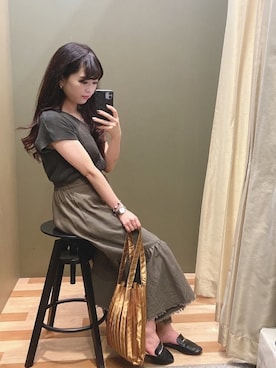 ユヅヅキさん(レディース・157cm)の夏コーディネート