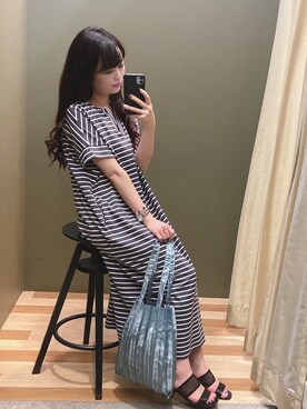 ﾕﾂﾞﾂﾞｷさん（レディース・157cm）の夏コーディネート