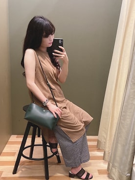 ﾕﾂﾞﾂﾞｷさん（レディース・157cm）の夏コーディネート