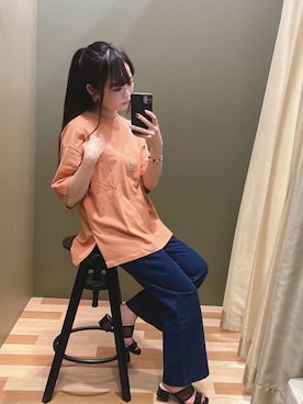 「COACH（コーチ）のアイテム（アクセサリー）」を使った、ﾕﾂﾞﾂﾞｷさん（レディース・157cm）の夏コーディネート