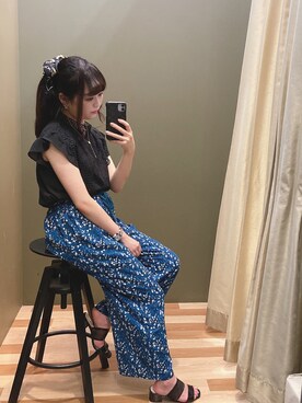 「rienda（リエンダ）のアイテム（財布/小物）」を使った、ﾕﾂﾞﾂﾞｷさん（レディース・157cm）の夏コーディネート