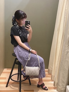 「rienda（リエンダ）のアイテム」を使った、ﾕﾂﾞﾂﾞｷさん（レディース・157cm）の夏コーディネート