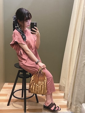 「COACH（コーチ）のアイテム（アクセサリー）」を使った、ﾕﾂﾞﾂﾞｷさん（レディース・157cm）の夏コーディネート