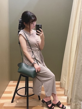 「Legato Largo（レガートラルゴ）のアイテム」を使った、ﾕﾂﾞﾂﾞｷさん（レディース・157cm）の夏コーディネート