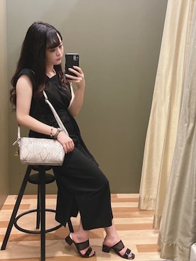 「COACH（コーチ）のアイテム（アクセサリー）」を使った、ﾕﾂﾞﾂﾞｷさん（レディース・157cm）の夏コーディネート