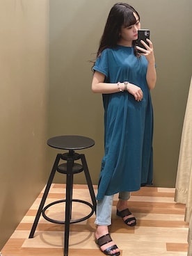 ﾕﾂﾞﾂﾞｷさん（レディース・157cm）の夏コーディネート