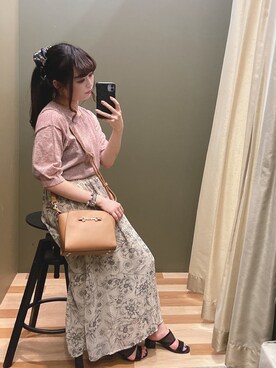 「rienda（リエンダ）のアイテム（財布/小物）」を使った、ﾕﾂﾞﾂﾞｷさん（レディース・157cm）の夏コーディネート