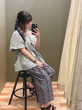 ﾕﾂﾞﾂﾞｷさん（レディース・157cm）の夏コーディネート