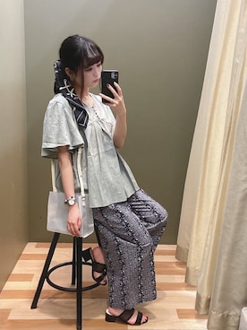 ﾕﾂﾞﾂﾞｷさん（レディース・157cm）の夏コーディネート