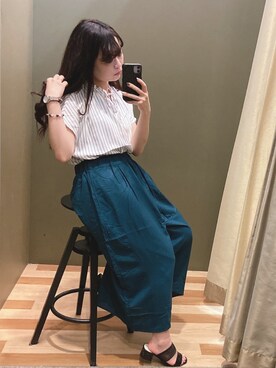 ﾕﾂﾞﾂﾞｷさん（レディース・157cm）の夏コーディネート