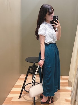 ﾕﾂﾞﾂﾞｷさん（レディース・157cm）の夏コーディネート