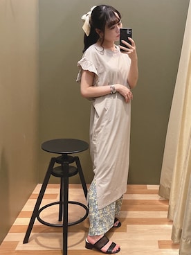 「rienda（リエンダ）のアイテム（財布/小物）」を使った、ﾕﾂﾞﾂﾞｷさん（レディース・157cm）の夏コーディネート