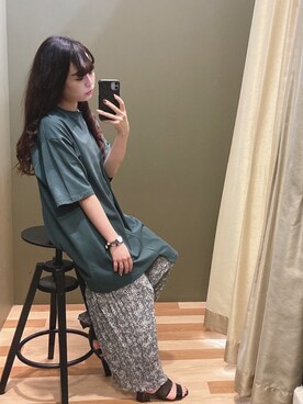 ユヅヅキさん(レディース・157cm)の夏コーディネート