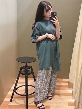 ユヅヅキさん(レディース・157cm)の夏コーディネート