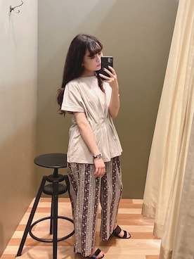ユヅヅキさん(レディース・157cm)の夏コーディネート