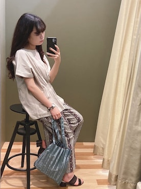 ユヅヅキさん(レディース・157cm)の夏コーディネート