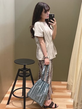 ユヅヅキさん(レディース・157cm)の夏コーディネート