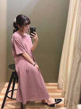 「COACH（コーチ）のアイテム（アクセサリー）」を使った、ﾕﾂﾞﾂﾞｷさん（レディース・157cm）の夏コーディネート