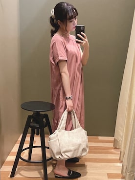 ﾕﾂﾞﾂﾞｷさん（レディース・157cm）の夏コーディネート