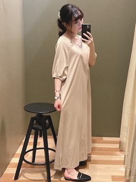 「rienda（リエンダ）のアイテム（財布/小物）」を使った、ﾕﾂﾞﾂﾞｷさん（レディース・157cm）の夏コーディネート
